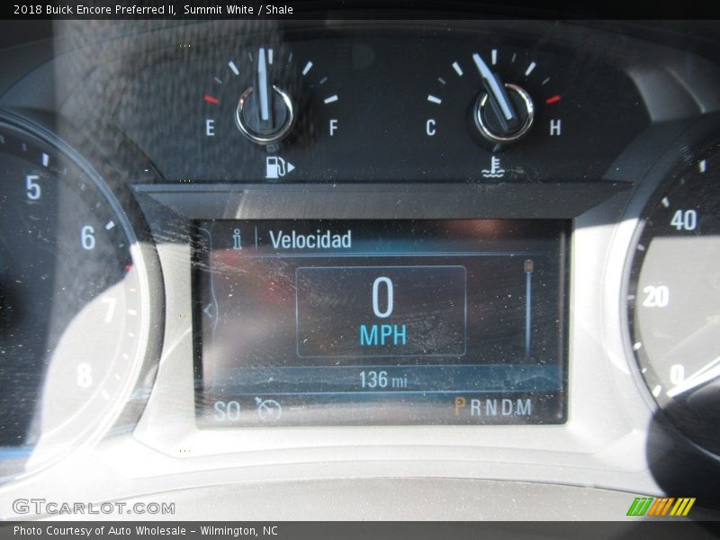 Summit White / Shale 2018 Buick Encore Preferred II