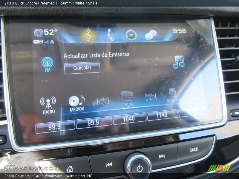 Summit White / Shale 2018 Buick Encore Preferred II