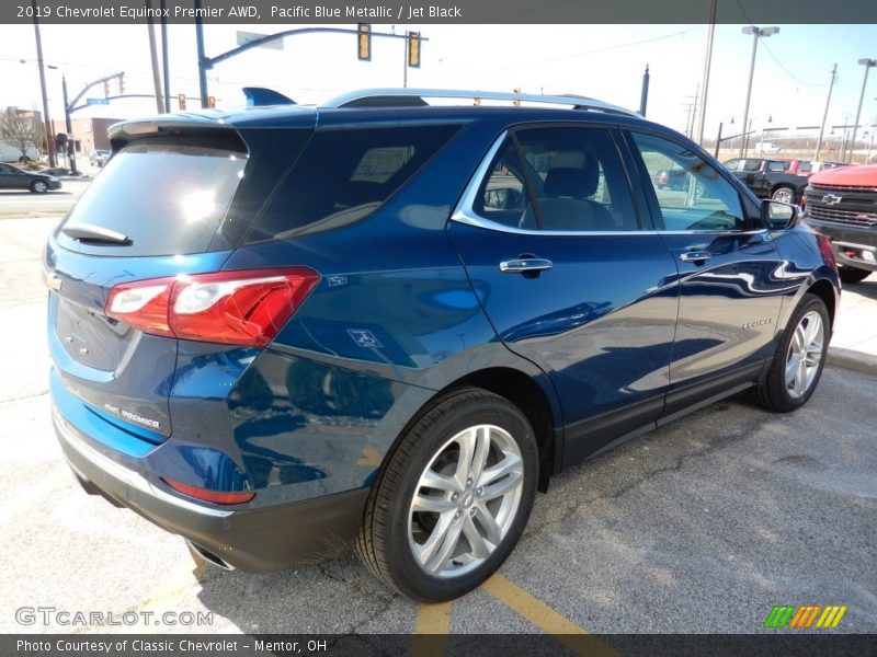 Pacific Blue Metallic / Jet Black 2019 Chevrolet Equinox Premier AWD