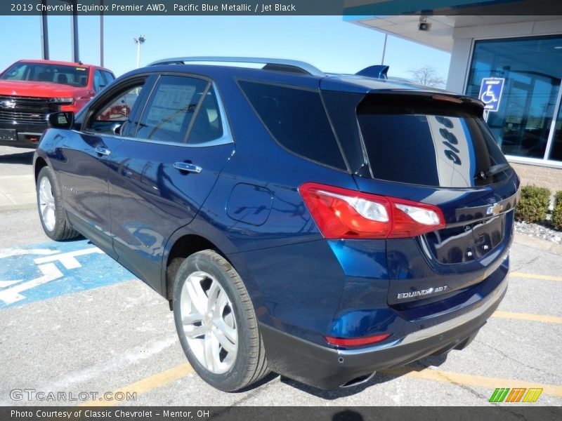 Pacific Blue Metallic / Jet Black 2019 Chevrolet Equinox Premier AWD
