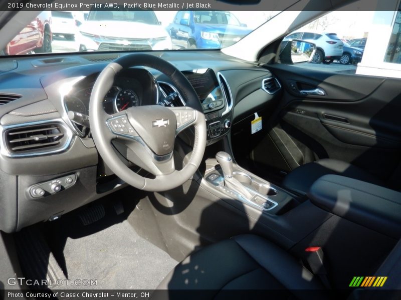 Pacific Blue Metallic / Jet Black 2019 Chevrolet Equinox Premier AWD