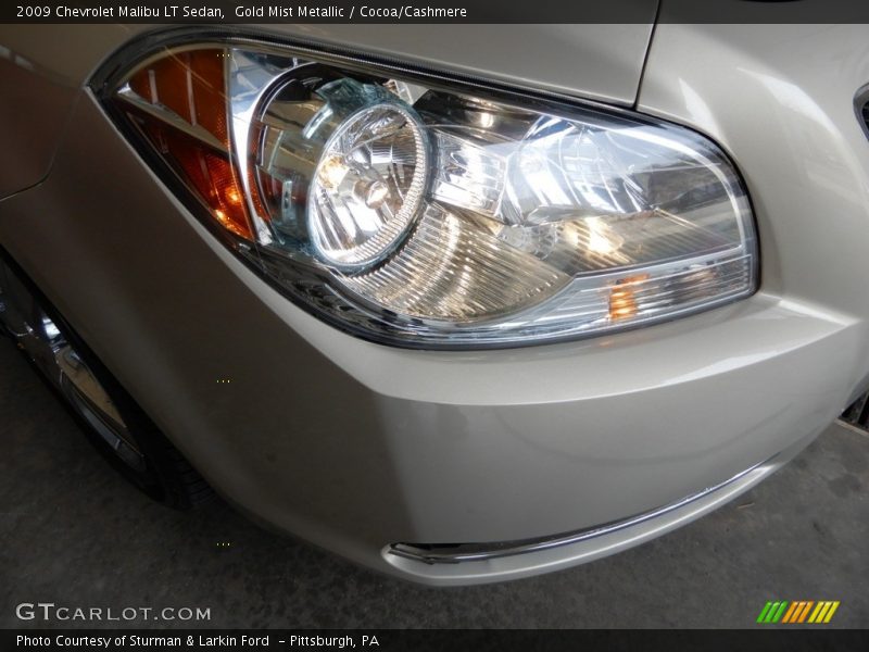 Gold Mist Metallic / Cocoa/Cashmere 2009 Chevrolet Malibu LT Sedan