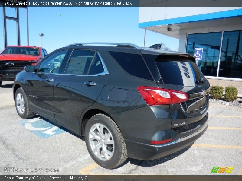 Nightfall Gray Metallic / Jet Black 2019 Chevrolet Equinox Premier AWD