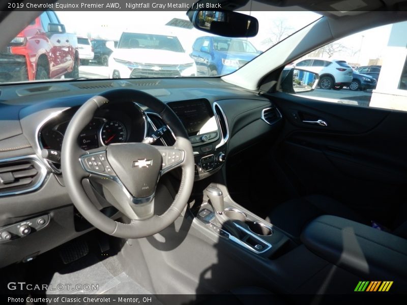 Nightfall Gray Metallic / Jet Black 2019 Chevrolet Equinox Premier AWD