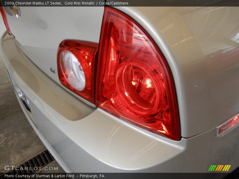 Gold Mist Metallic / Cocoa/Cashmere 2009 Chevrolet Malibu LT Sedan