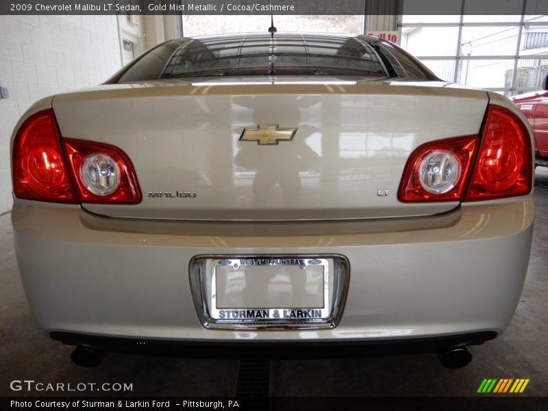 Gold Mist Metallic / Cocoa/Cashmere 2009 Chevrolet Malibu LT Sedan