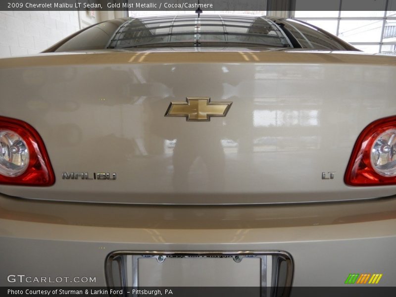 Gold Mist Metallic / Cocoa/Cashmere 2009 Chevrolet Malibu LT Sedan