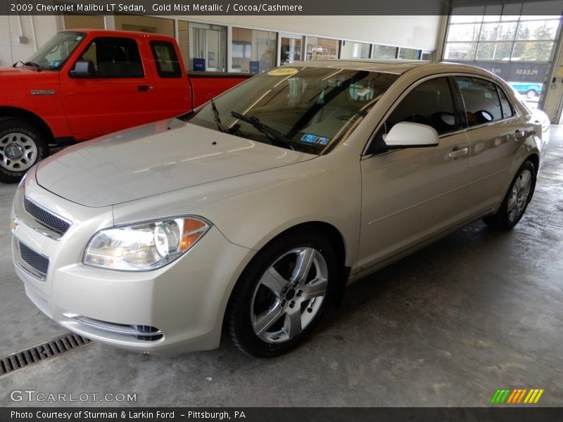 Gold Mist Metallic / Cocoa/Cashmere 2009 Chevrolet Malibu LT Sedan
