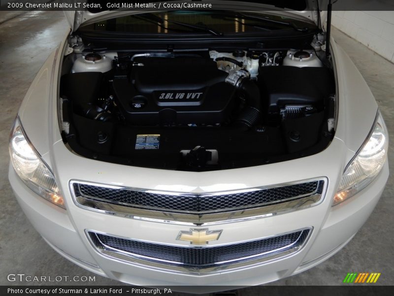 Gold Mist Metallic / Cocoa/Cashmere 2009 Chevrolet Malibu LT Sedan