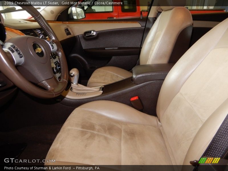 Gold Mist Metallic / Cocoa/Cashmere 2009 Chevrolet Malibu LT Sedan