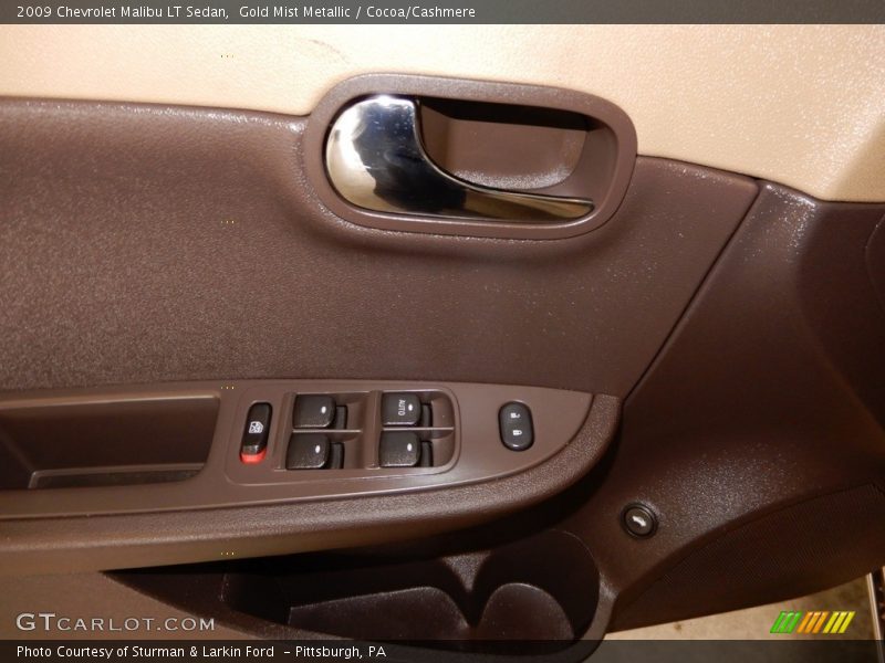 Gold Mist Metallic / Cocoa/Cashmere 2009 Chevrolet Malibu LT Sedan