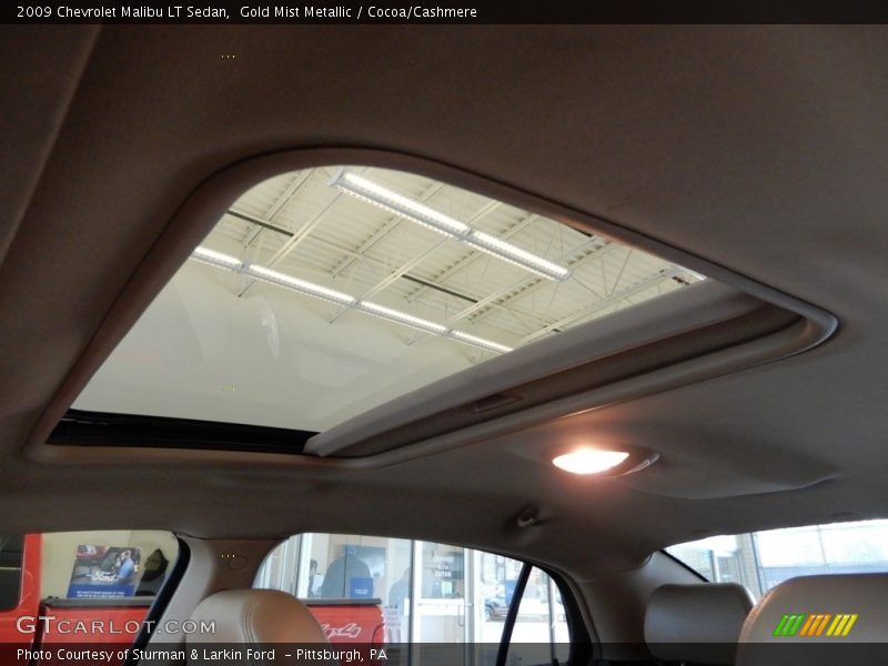 Gold Mist Metallic / Cocoa/Cashmere 2009 Chevrolet Malibu LT Sedan