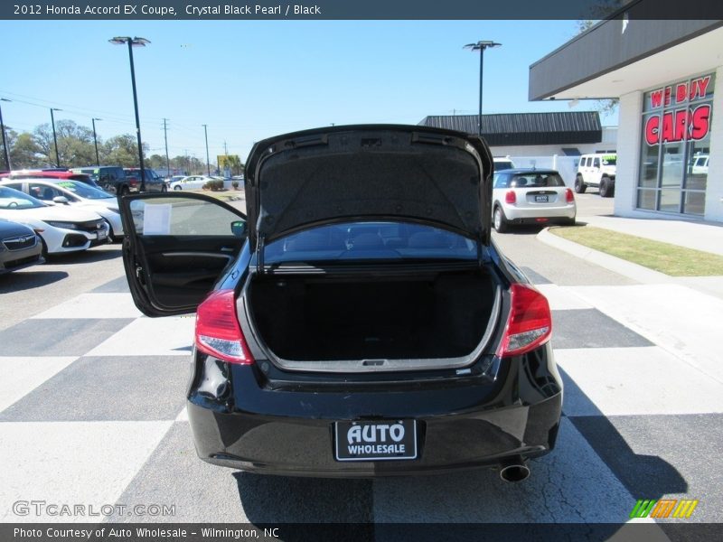 Crystal Black Pearl / Black 2012 Honda Accord EX Coupe