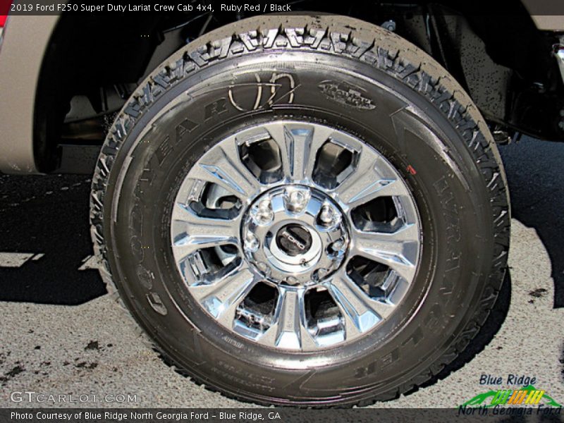Ruby Red / Black 2019 Ford F250 Super Duty Lariat Crew Cab 4x4