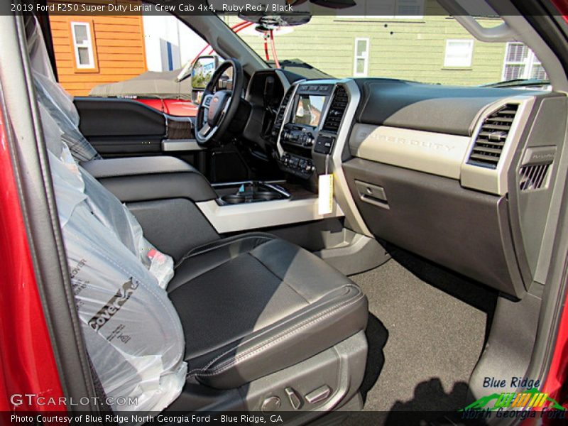 Ruby Red / Black 2019 Ford F250 Super Duty Lariat Crew Cab 4x4