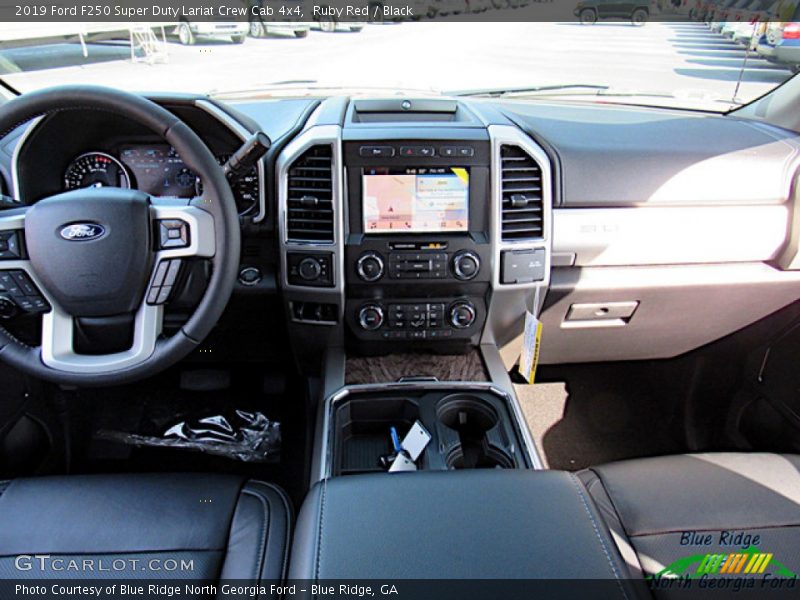 Ruby Red / Black 2019 Ford F250 Super Duty Lariat Crew Cab 4x4