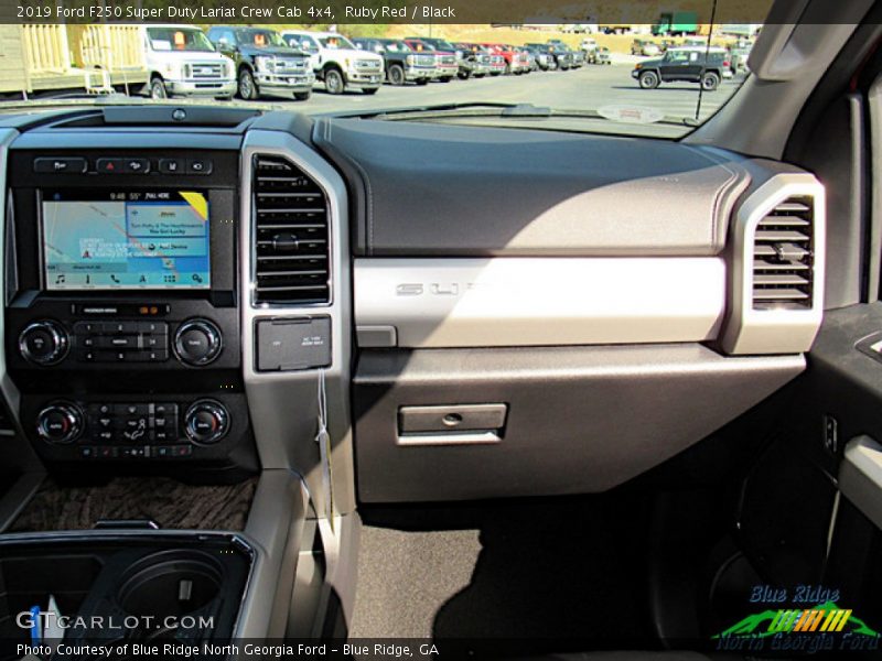 Ruby Red / Black 2019 Ford F250 Super Duty Lariat Crew Cab 4x4