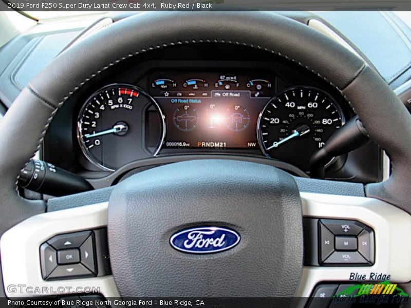 Ruby Red / Black 2019 Ford F250 Super Duty Lariat Crew Cab 4x4