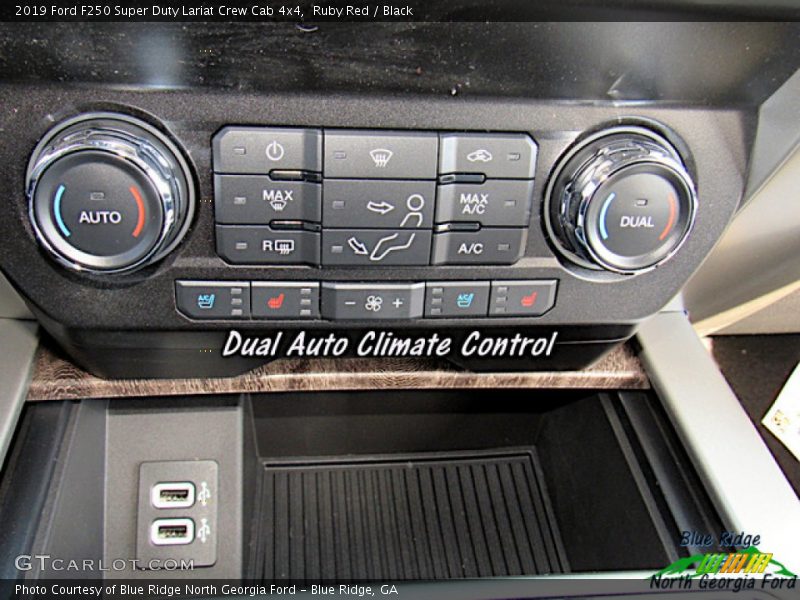 Ruby Red / Black 2019 Ford F250 Super Duty Lariat Crew Cab 4x4