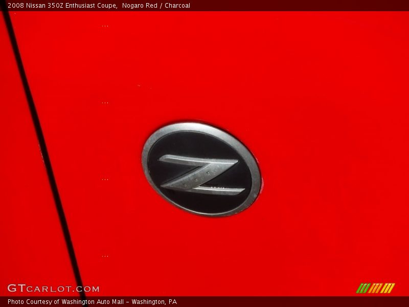 Nogaro Red / Charcoal 2008 Nissan 350Z Enthusiast Coupe