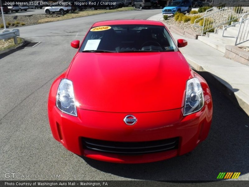 Nogaro Red / Charcoal 2008 Nissan 350Z Enthusiast Coupe