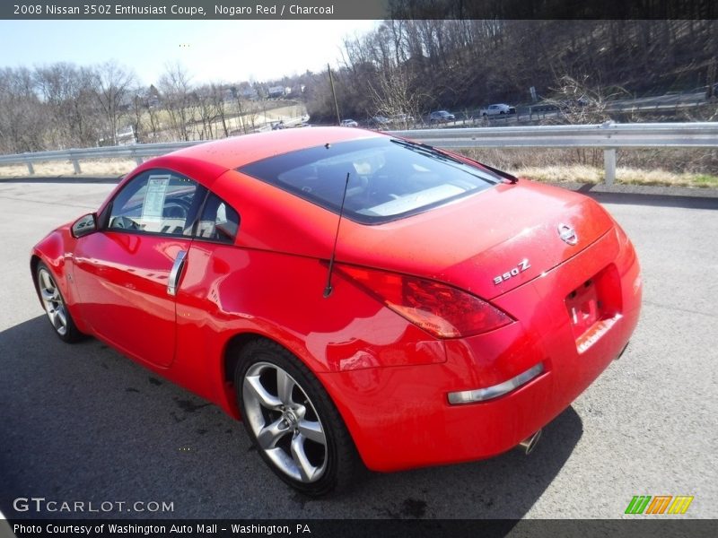 Nogaro Red / Charcoal 2008 Nissan 350Z Enthusiast Coupe