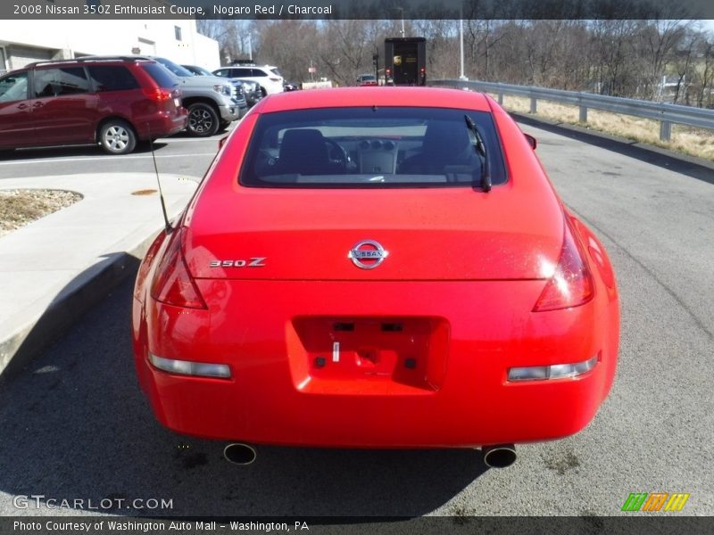 Nogaro Red / Charcoal 2008 Nissan 350Z Enthusiast Coupe