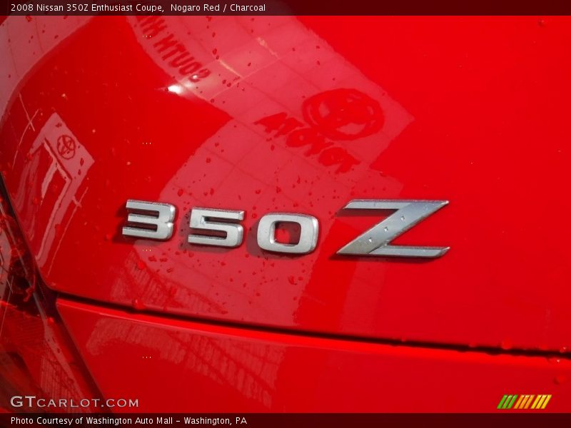 Nogaro Red / Charcoal 2008 Nissan 350Z Enthusiast Coupe