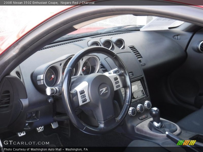 Nogaro Red / Charcoal 2008 Nissan 350Z Enthusiast Coupe