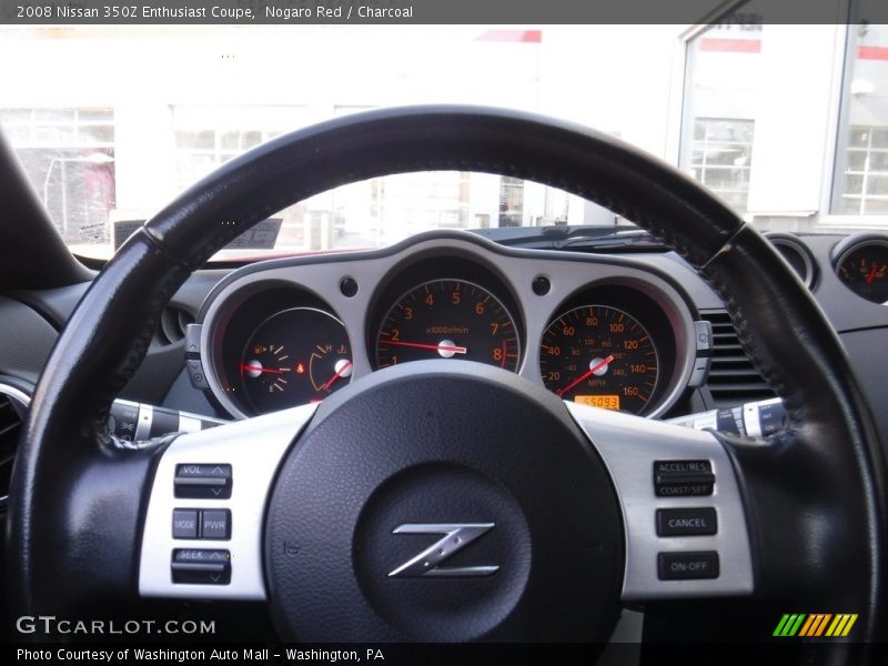 Nogaro Red / Charcoal 2008 Nissan 350Z Enthusiast Coupe