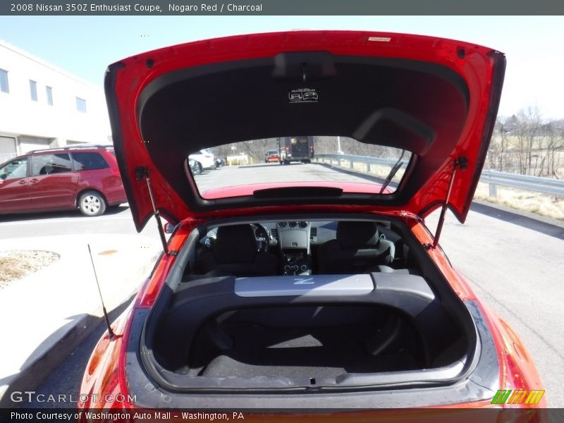 Nogaro Red / Charcoal 2008 Nissan 350Z Enthusiast Coupe