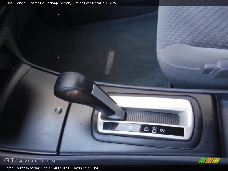 Satin Silver Metallic / Gray 2005 Honda Civic Value Package Sedan