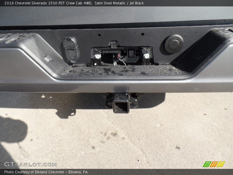 Satin Steel Metallic / Jet Black 2019 Chevrolet Silverado 1500 RST Crew Cab 4WD