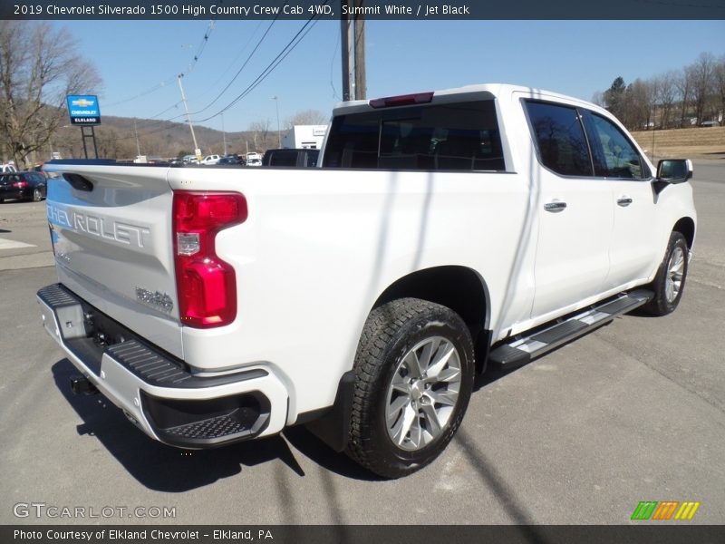 Summit White / Jet Black 2019 Chevrolet Silverado 1500 High Country Crew Cab 4WD