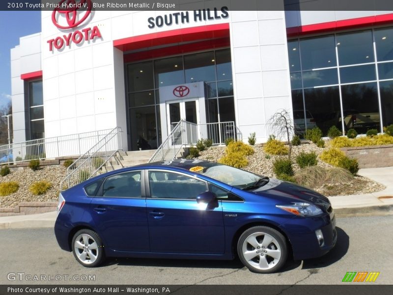 Blue Ribbon Metallic / Bisque 2010 Toyota Prius Hybrid V