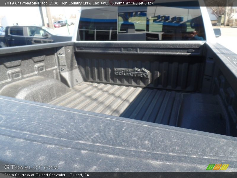 Summit White / Jet Black 2019 Chevrolet Silverado 1500 High Country Crew Cab 4WD