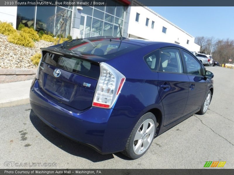 Blue Ribbon Metallic / Bisque 2010 Toyota Prius Hybrid V