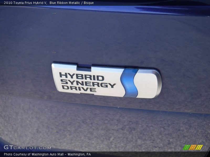 Blue Ribbon Metallic / Bisque 2010 Toyota Prius Hybrid V