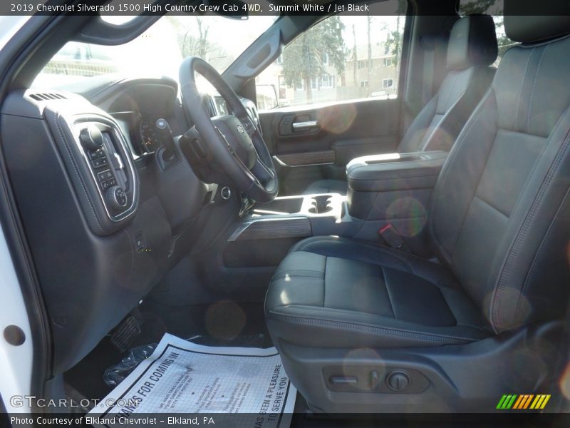 Summit White / Jet Black 2019 Chevrolet Silverado 1500 High Country Crew Cab 4WD