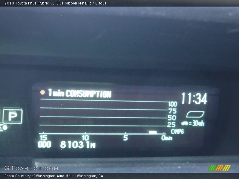 Blue Ribbon Metallic / Bisque 2010 Toyota Prius Hybrid V