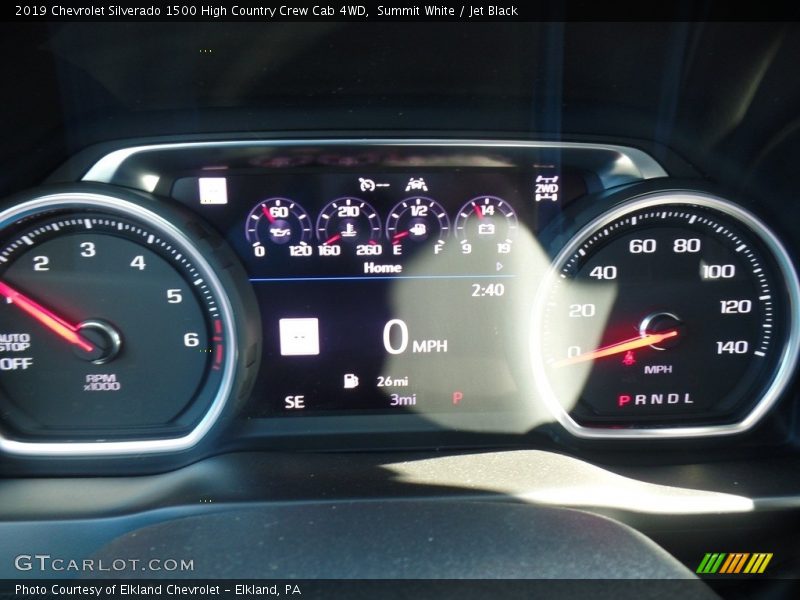  2019 Silverado 1500 High Country Crew Cab 4WD High Country Crew Cab 4WD Gauges