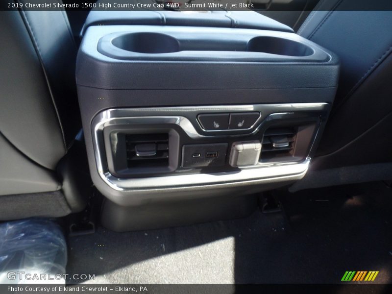 Summit White / Jet Black 2019 Chevrolet Silverado 1500 High Country Crew Cab 4WD