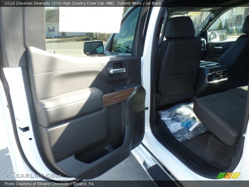 Summit White / Jet Black 2019 Chevrolet Silverado 1500 High Country Crew Cab 4WD