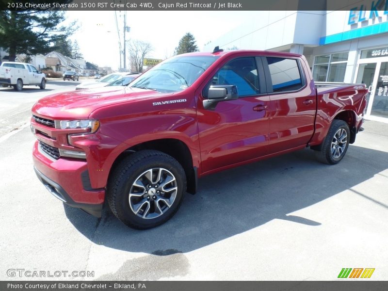 Cajun Red Tintcoat / Jet Black 2019 Chevrolet Silverado 1500 RST Crew Cab 4WD