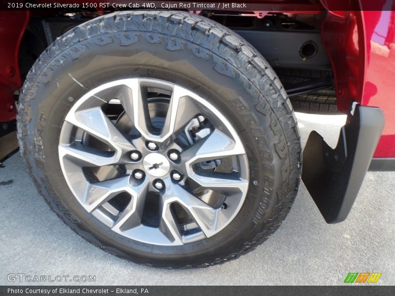 Cajun Red Tintcoat / Jet Black 2019 Chevrolet Silverado 1500 RST Crew Cab 4WD