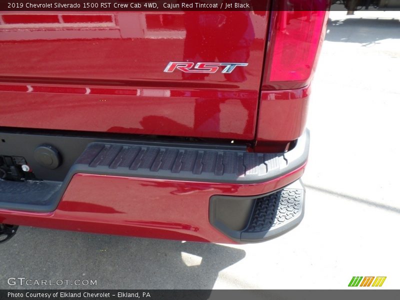 Cajun Red Tintcoat / Jet Black 2019 Chevrolet Silverado 1500 RST Crew Cab 4WD
