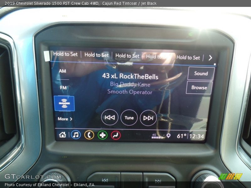 Cajun Red Tintcoat / Jet Black 2019 Chevrolet Silverado 1500 RST Crew Cab 4WD
