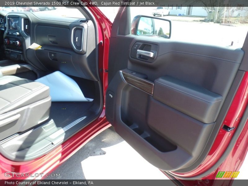 Cajun Red Tintcoat / Jet Black 2019 Chevrolet Silverado 1500 RST Crew Cab 4WD