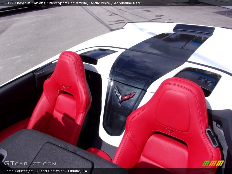 Arctic White / Adrenaline Red 2019 Chevrolet Corvette Grand Sport Convertible
