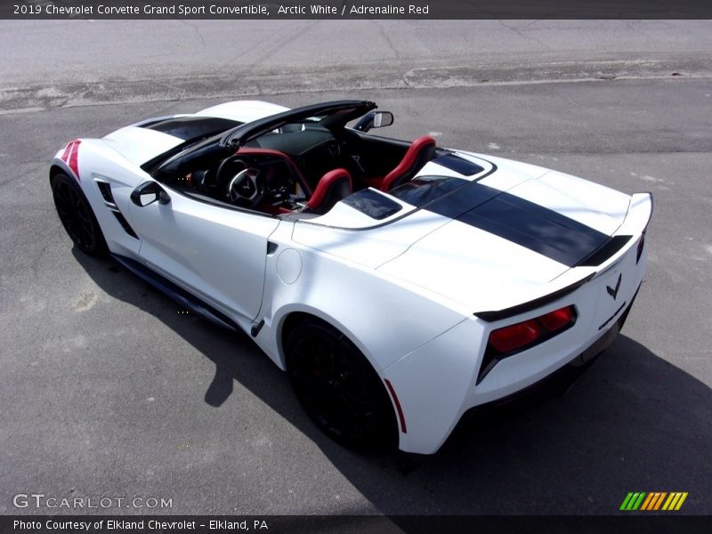 Arctic White / Adrenaline Red 2019 Chevrolet Corvette Grand Sport Convertible